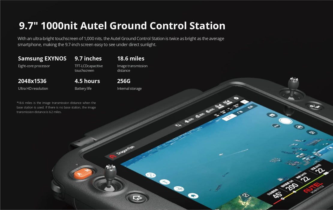 Autel Dragonfish 9.7” Ground Control Station